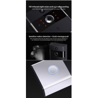 Smart WiFi HD video deurbel 2.0MP met bediening via Smart Life APP werkt met Alexa en Google spraaksturing.T-2049